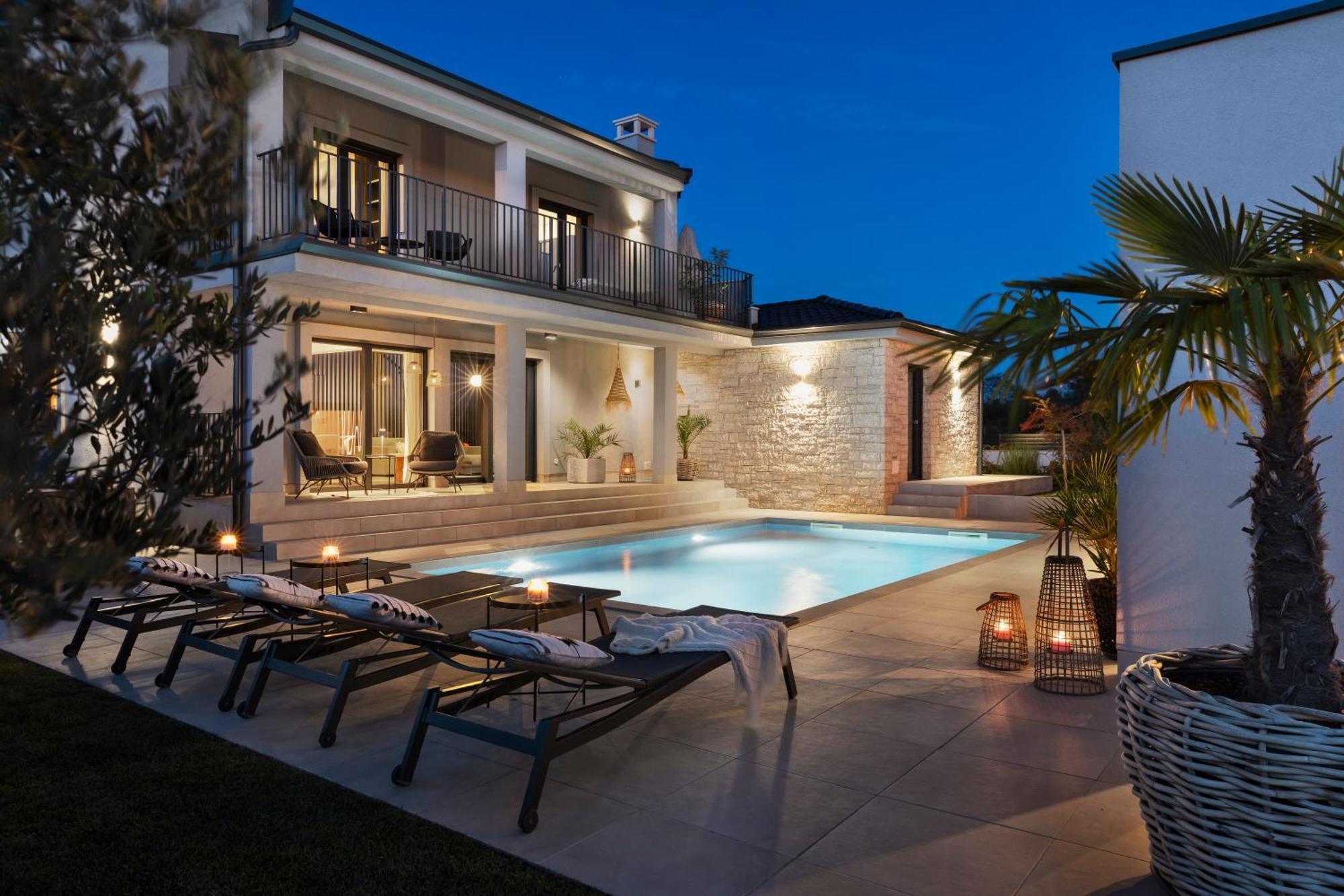Villa Bewegte Berge Kaštelir Exteriér fotografie