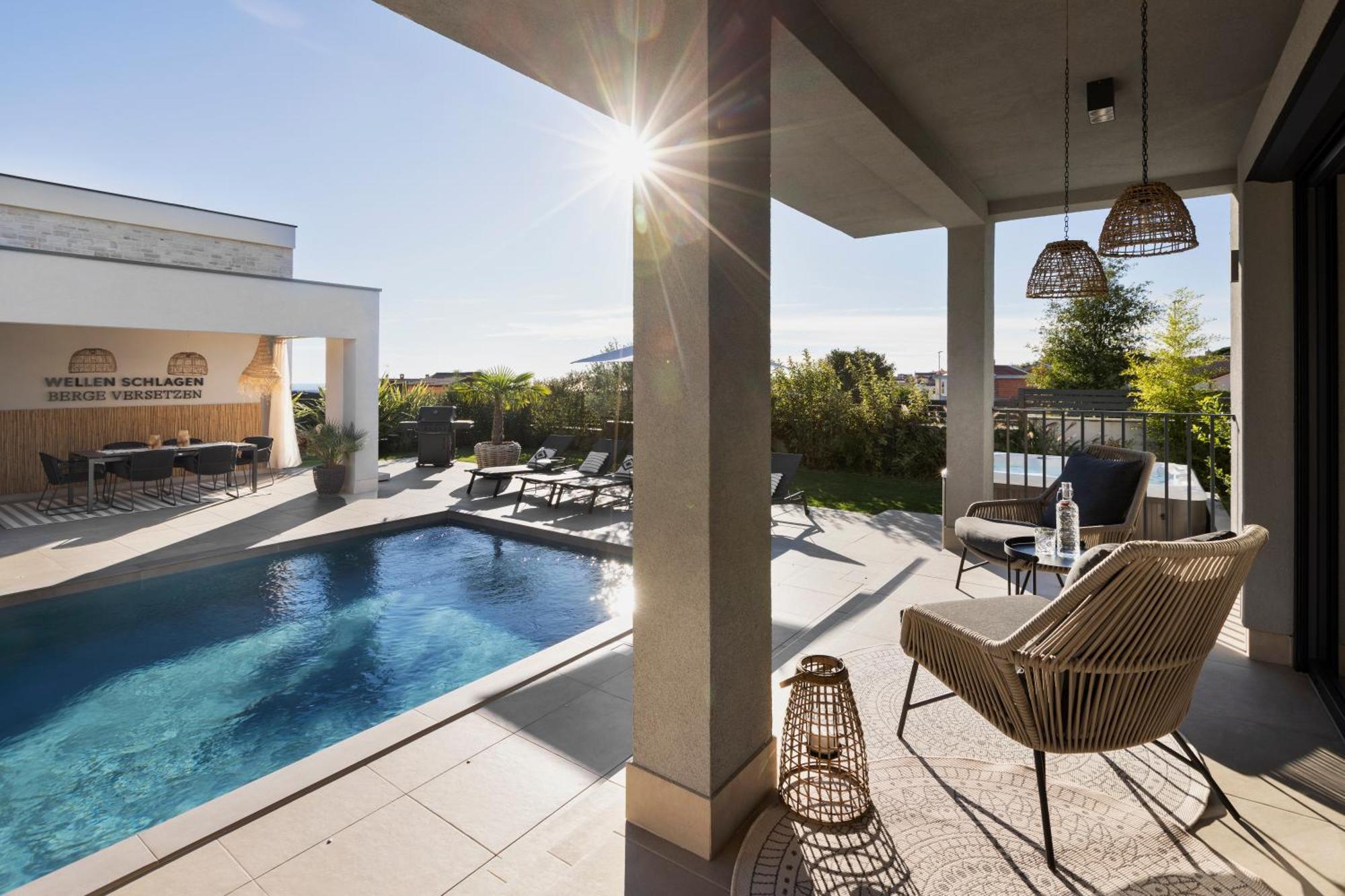 Villa Bewegte Berge Kaštelir Exteriér fotografie